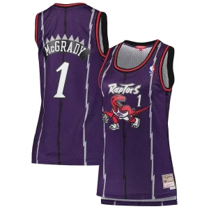 Versatile Duraturo Accattivante Tracy McGrady Toronto Raptors Women's 1998/99 Hardwood Classics Swingman Jersey Purple  per la Gara Importante