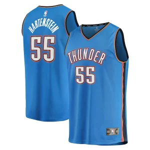 Attraente Classico Splendido Isaiah Hartenstein Oklahoma City Thunder Youth Fast Break Replica Player Jersey Icon Edition Blue  per la Gara Importante