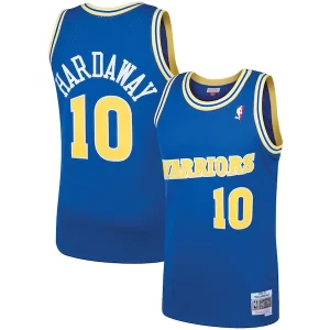 Prestigioso Incantevole Tim Hardaway Golden State Warriors 1990/91 Hardwood Classics Swingman Jersey Royal  per la Gara Importante