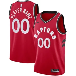Magnifico Carino Raffinato Toronto Raptors Nike 2020/21 Swingman Custom Jersey Icon Edition Red  per la Gara Importante