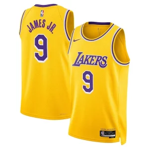 Fascinante Stupendo Trendy Bronny James Los Angeles Lakers Nike Unisex 2024 Offseason Addition Nike Swingman Jersey Gold  per la Gara Importante
