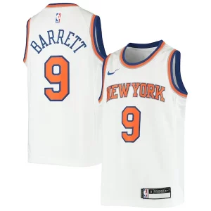 Robusto Lussuoso Carino RJ Barrett New York Knicks Nike Youth Swingman Jersey Association Edition White  per la Gara Importante