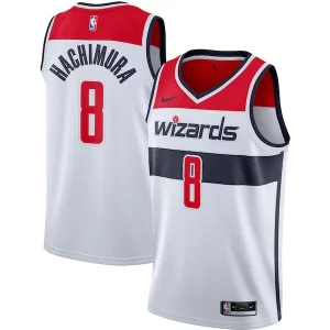 Eccezionale Gorgeous Rui Hachimura Washington Wizards Nike 2020/21 Swingman Jersey White Association Edition  per la Gara Importante