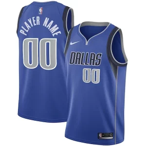 Raffinato Robusto Classico Dallas Mavericks Nike 2020/21 Swingman Custom Jersey Icon Edition Blue  per la Gara Importante