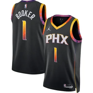 Sofisticato Gorgeous Devin Booker Phoenix Suns Jordan Brand Unisex Swingman Jersey Statement Edition Black  per la Gara Importante