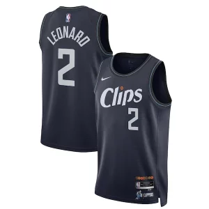 Eccezionale Versatile Fascinante Kawhi Leonard LA Clippers Nike Unisex 2023/24 Swingman Jersey Navy City Edition  per la Gara Importante