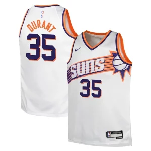 Carino Splendido Raffinato Kevin Durant Phoenix Suns Nike Youth Swingman Jersey Association Edition White  per la Gara Importante