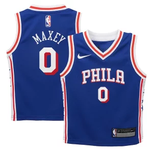 Sofisticato Tyrese Maxey Philadelphia 76ers Nike Toddler Swingman Player Jersey Icon Edition Royal  per la Gara Importante