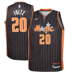 Elegante Fascinante Fantastico Markelle Fultz Orlando Magic Nike Youth Swingman Jersey City Edition Anthracite  per la Gara Importante