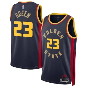 Delizioso Accattivante Draymond Green Golden State Warriors Nike Unisex 2024/25 Swingman Player Jersey City Edition Navy  per la Gara Importante