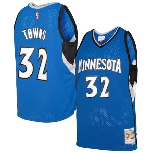 Cool Ottimo Classico Karl Anthony Towns Minnesota Timberwolves 2015/16 Swingman Jersey Blue  per la Gara Importante