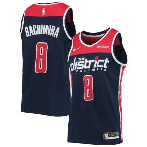 Prestigioso Rui Hachimura Washington Wizards Nike Swingman Player Jersey Icon Edition Navy  per la Gara Importante