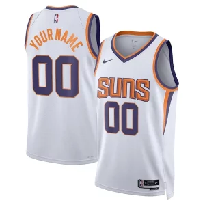 Lussuoso Classico Phoenix Suns Nike Unisex 2022/23 Swingman Custom Jersey White Association Edition  per la Gara Importante