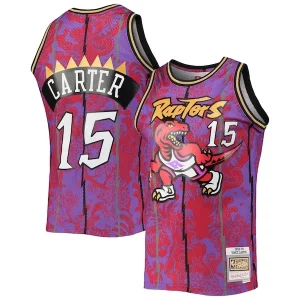 Prestigioso Vince Carter Toronto Raptors Hardwood Classics 1998/99 Lunar New Year Swingman Jersey Purple  per la Gara Importante