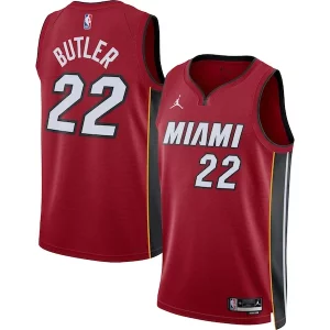 Fantastico Jimmy Butler Miami Heat Jordan Brand Unisex Swingman Jersey Statement Edition Red  per la Gara Importante
