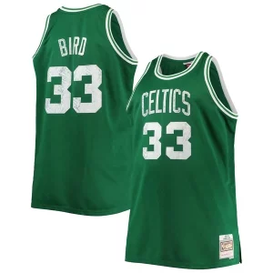 Robusto Classico Magnifico Larry Bird Boston Celtics Big & Tall 1985/86 NBA 75th Anniversary Diamond Swingman Jersey Kelly Green  per la Gara Importante