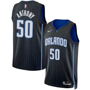 Eccezionale Ottimo Cole Anthony Orlando Magic Nike Unisex Swingman Jersey Icon Edition Black/White  per la Gara Importante