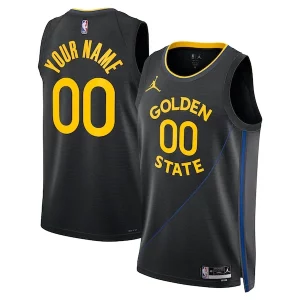 Gorgeous Golden State Warriors Jordan Brand Unisex 2024/25 Custom Swingman Jersey Statement Edition Black  per la Gara Importante