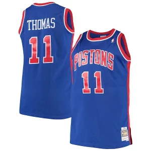 Splendido Cool Isaiah Thomas Detroit Pistons 1988/89 Big & Tall Hardwood Classics Swingman Jersey Royal  per la Gara Importante