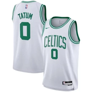 Fantastico Jayson Tatum Boston Celtics Nike Youth Swingman Jersey Association Edition White  per la Gara Importante