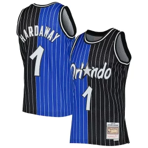 Comodo Magnifico Penny Hardaway Orlando Magic Hardwood Classics 1994/95 Split Swingman Jersey Blue/Black  per la Gara Importante