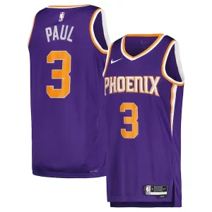 Fascinante Gorgeous Attraente Chris Paul Phoenix Suns Nike Unisex Swingman Jersey Icon Edition Purple/White  per la Gara Importante