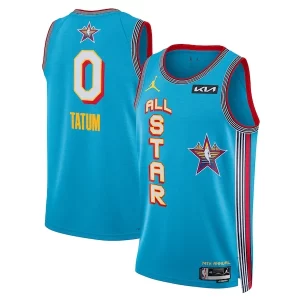 Comodo Fantastico Duraturo Jayson Tatum Nike Unisex 2025 NBA All Star Game Swingman Player Jersey Light Blue  per la Gara Importante