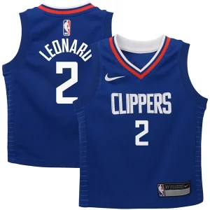 Duraturo Kawhi Leonard LA Clippers Nike Toddler 2020/21 Replica Jersey Icon Edition Royal  per la Gara Importante