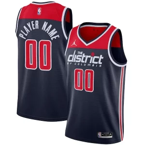 Robusto Washington Wizards Jordan Brand Swingman Custom Jersey Statement Edition Navy  per la Gara Importante