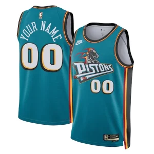 Duraturo Incantevole Comodo Detroit Pistons Nike Unisex 2022/23 Custom Swingman Jersey Classic Edition Teal  per la Gara Importante
