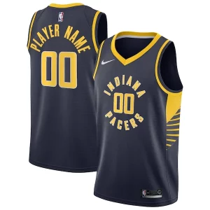 Prestigioso Delizioso Eccezionale Indiana Pacers Nike Swingman Custom Jersey Navy Icon Edition  per la Gara Importante