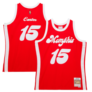 Delizioso Comodo Vince Carter Memphis Grizzlies 2015/16 Hardwood Classics Swingman Jersey Red  per la Gara Importante