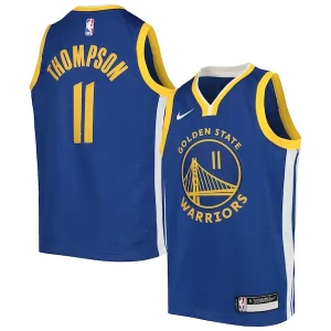 Carino Stupendo Prestigioso Klay Thompson Golden State Warriors Nike Youth Team Swingman Jersey Icon Edition Blue  per la Gara Importante