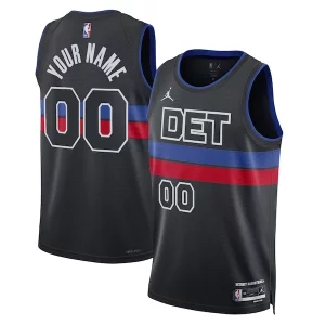 Carino Fantastico Detroit Pistons Jordan Brand Unisex 2022/23 Swingman Custom Jersey Statement Edition Blue  per la Gara Importante
