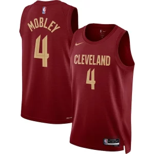 Robusto Duraturo Evan Mobley Cleveland Cavaliers Nike Unisex Swingman Jersey Icon Edition Wine  per la Gara Importante