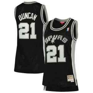 Prestigioso Tim Duncan San Antonio Spurs Women's 1998/99 Hardwood Classics Swingman Jersey Black  per la Gara Importante