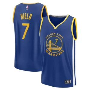 Prestigioso Buddy Hield Golden State Warriors Fast Break Replica Player Jersey Icon Edition Royal  per la Gara Importante