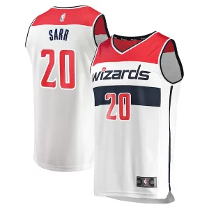 Comodo Elegante Alexandre Sarr Washington Wizards Youth Fast Break Replica Player Jersey Association Edition White  per la Gara Importante