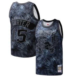Prestigioso Trendy Vince Carter Toronto Raptors Hardwood Classics 1998/99 Tie Dye Swingman Jersey Black  per la Gara Importante
