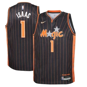 Stupendo Delizioso Jonathan Isaac Orlando Magic Nike Youth Swingman Jersey City Edition Anthracite  per la Gara Importante