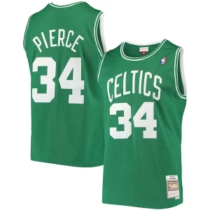 Bellissimo Fantastico Paul Pierce Boston Celtics Hardwood Classics Swingman Jersey Kelly Green  per la Gara Importante