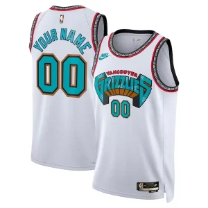 Meraviglioso Memphis Grizzlies Nike Unisex Adult Swingman Custom Jersey Classic Edition White  per la Gara Importante
