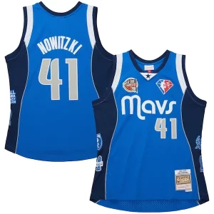Resistente Splendido Pratico Dirk Nowitzki Dallas Mavericks Unisex Hall of Fame Class of 2023 Throwback Swingman Jersey Blue  per la Gara Importante