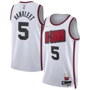 Magnifico Delizioso Fred VanVleet Houston Rockets Nike Unisex 2024/25 Swingman Player Jersey City Edition White  per la Gara Importante