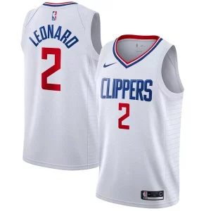 Attraente Elegante Gorgeous Kawhi Leonard LA Clippers Nike 2019/2020 Swingman Jersey Association Edition White  per la Gara Importante