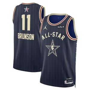 Fantastico Accattivante Delizioso Jalen Brunson Jordan Brand Unisex 2024 NBA All Star Game Swingman Jersey Navy  per la Gara Importante