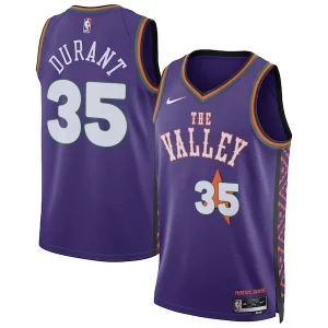Sofisticato Stupendo Kevin Durant Phoenix Suns Nike Unisex 2024/25 Swingman Player Jersey City Edition Purple  per la Gara Importante