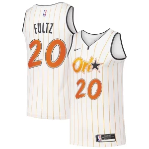 Prestigioso Meraviglioso Markelle Fultz Orlando Magic Nike Swingman Player Jersey City Edition White  per la Gara Importante