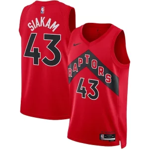Cool Sofisticato Lussuoso Pascal Siakam Toronto Raptors Nike Unisex Swingman Jersey Icon Edition Red  per la Gara Importante