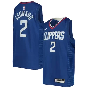 Resistente Carino Kawhi Leonard LA Clippers Nike Youth Swingman Jersey Icon Edition Royal/White  per la Gara Importante